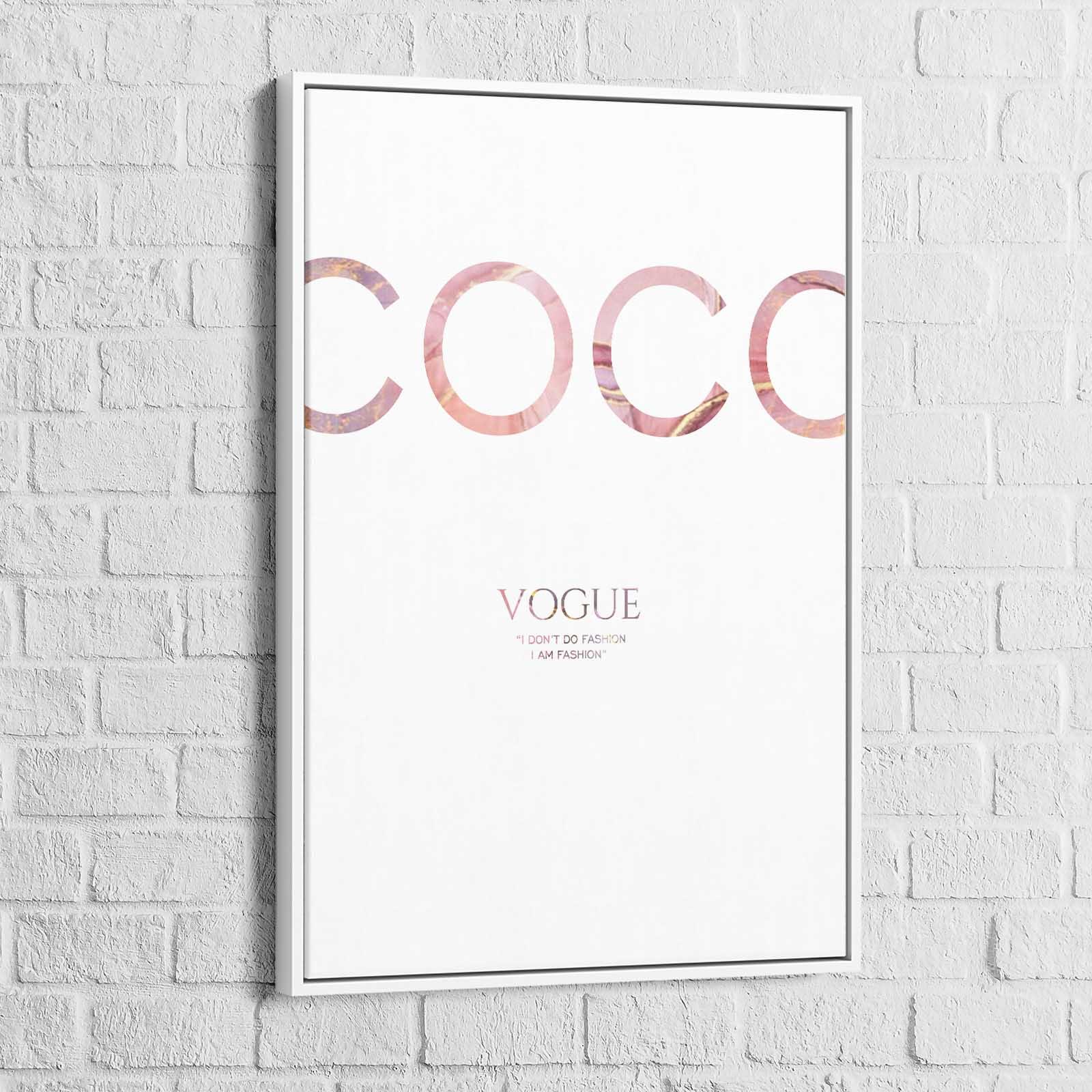 Tableau Fashion Prada et Coco Chanel - Montableaudeco