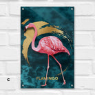 Tableau Flamant Rose Ensemble 3 Pièces - Montableaudeco