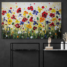 Tableau Fleur Un Champ de Fleurs - Montableaudeco