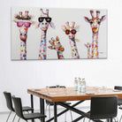 Tableau Girafe En famille - Montableaudeco