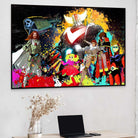 Tableau Goldorak Graffiti - Montableaudeco