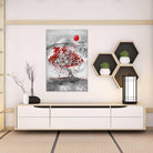 Tableau Japonais Cerisier et Mont Fuji - Montableaudeco