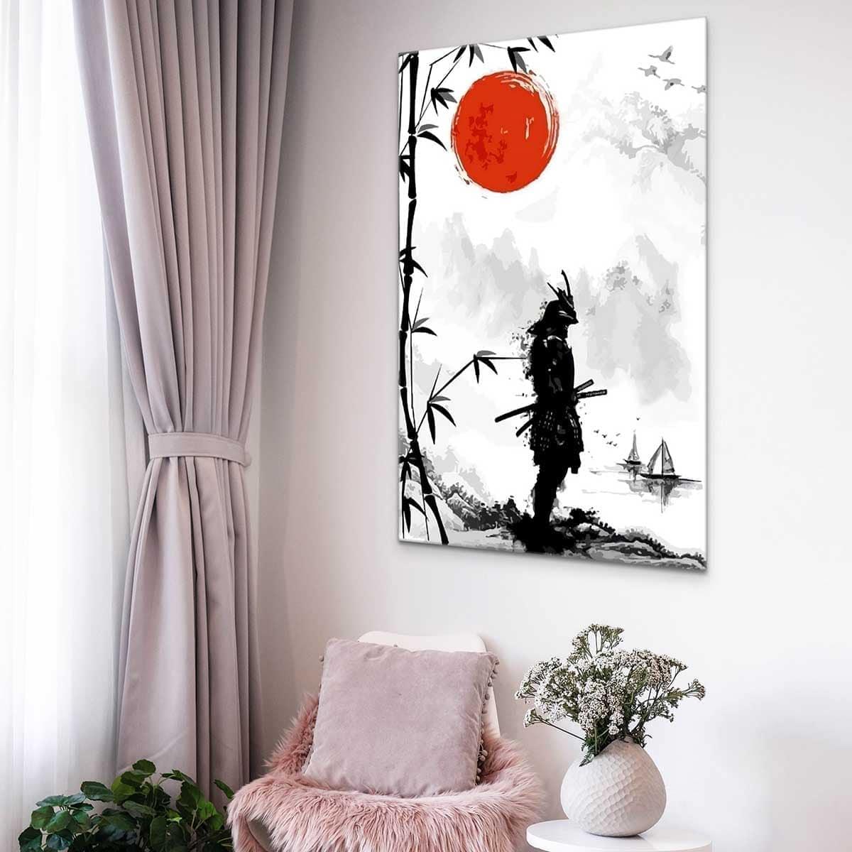 Tableau Japonais Le Samouraï - Montableaudeco