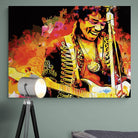 Tableau Jimi Hendrix Guitar Héros - Montableaudeco