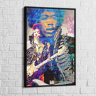 Tableau Jimi Hendrix Voodoo Child - Montableaudeco