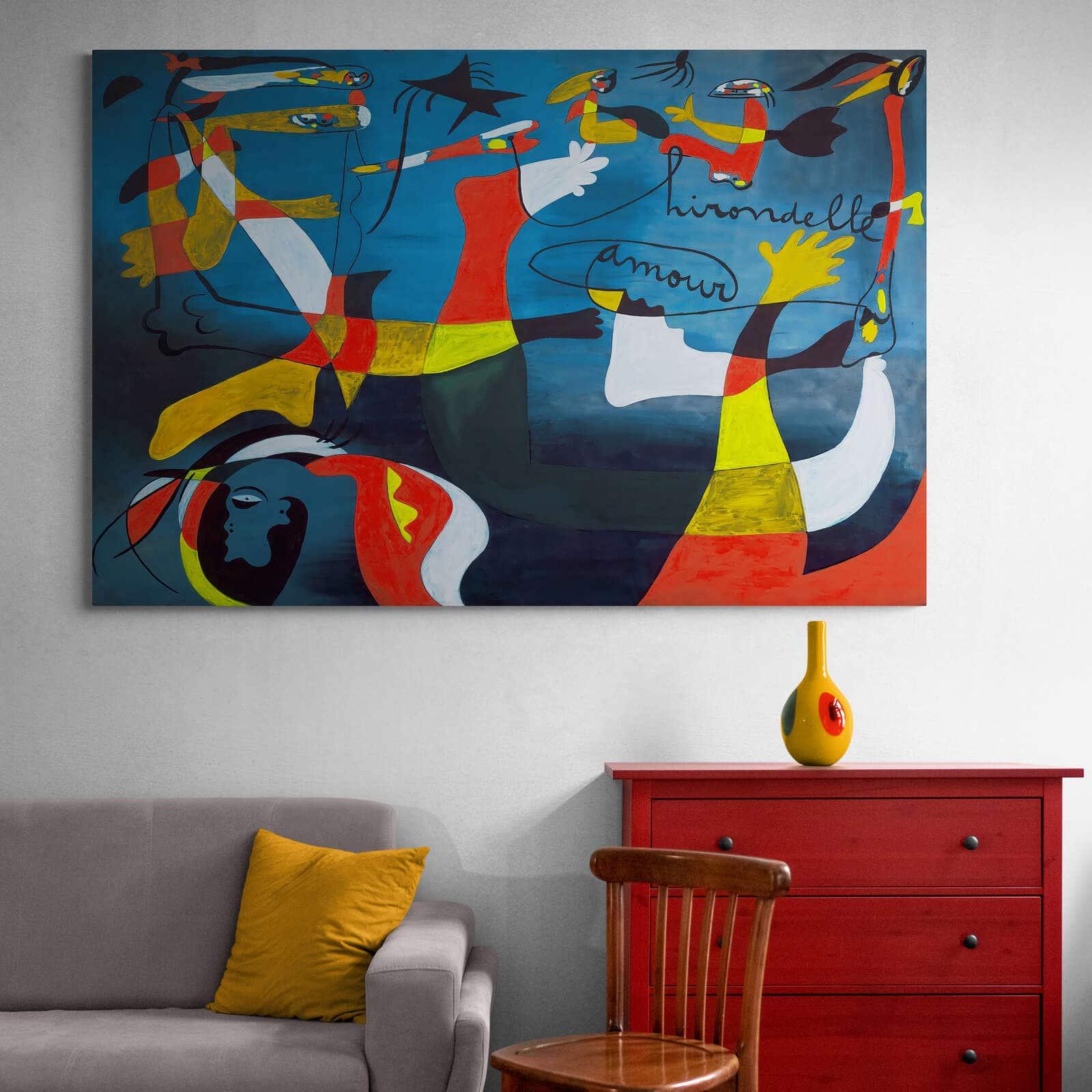 Tableau Joan Miro | Hirondelle D'Amour | Les Promos -20%