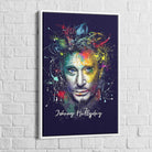 Tableau Johnny Hallyday Artwork - Montableaudeco