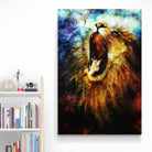 Tableau Lion La Fureur - Montableaudeco