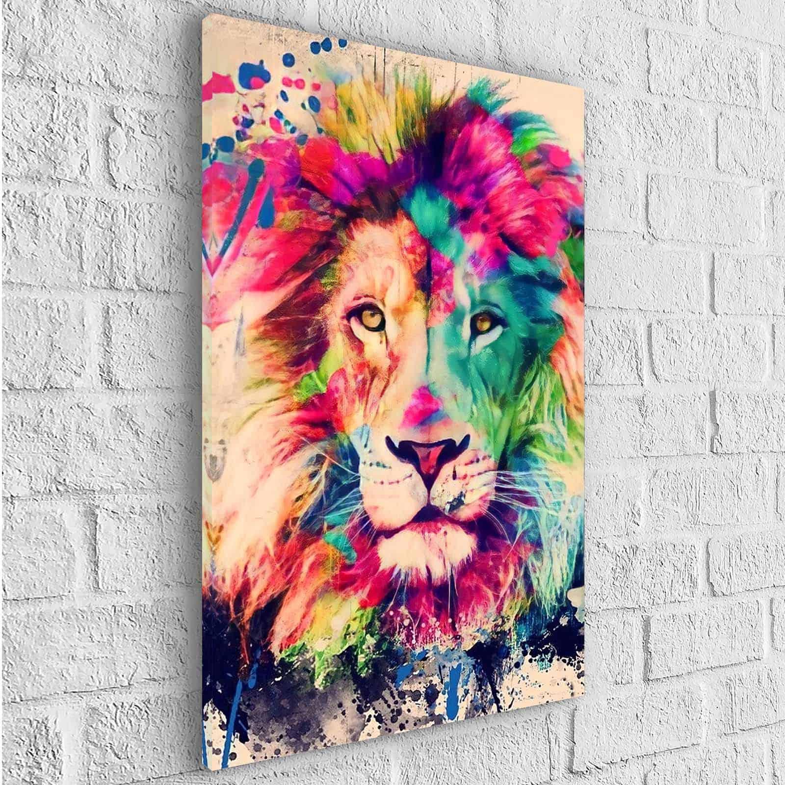 Tableau Lion Le Magnifique - Montableaudeco