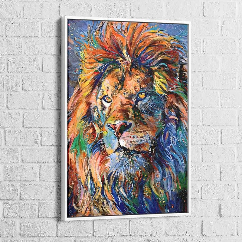 Tableau Lion Le Magnifique - Montableaudeco