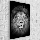 Tableau Lion Noir et Blanc - Montableaudeco