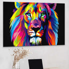 Tableau Lion Pop art - Montableaudeco