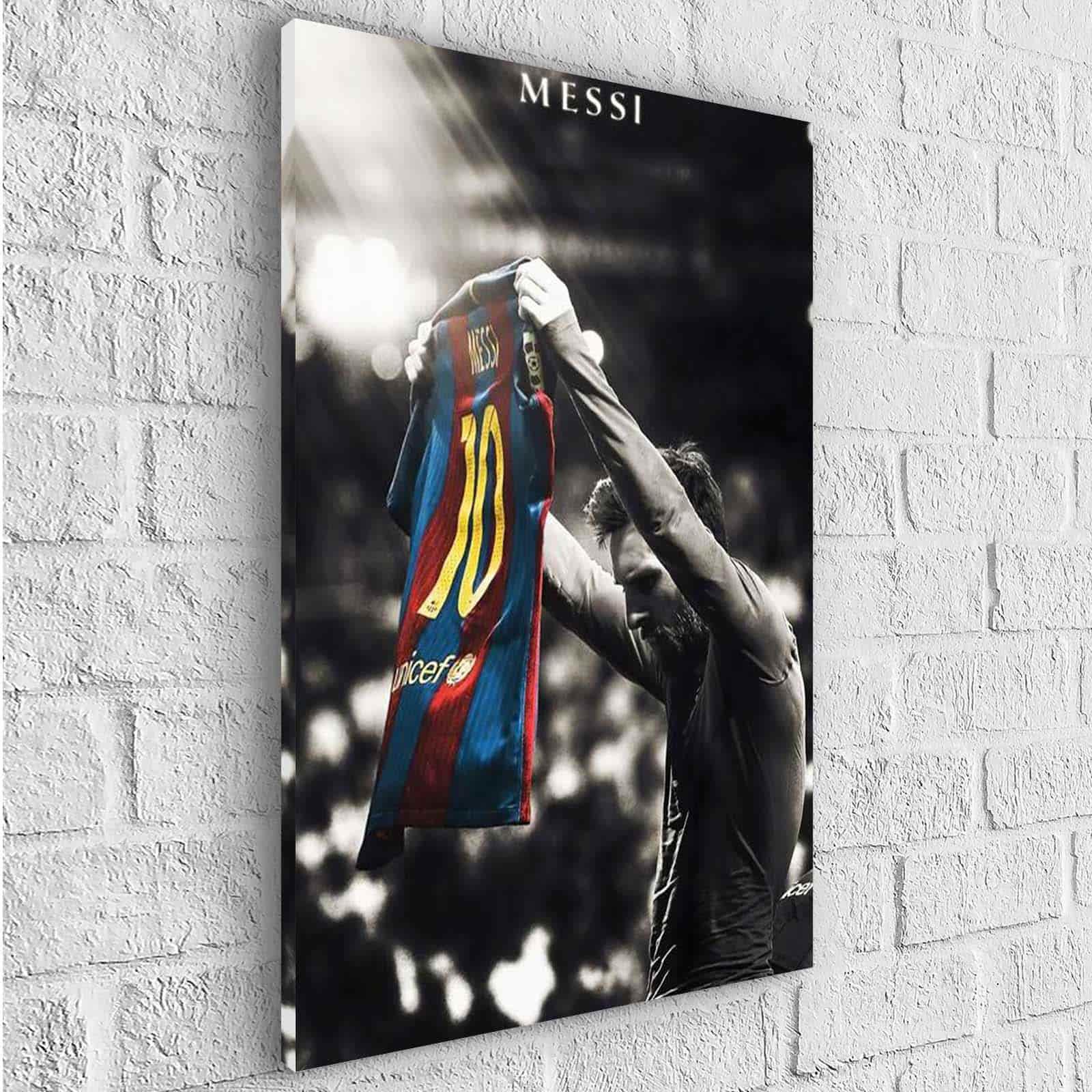 Tableau Lionel Messi N°10 - Montableaudeco