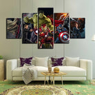 Tableau Marvel Avengers 5 Panneaux - Montableaudeco