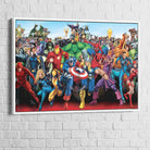 Tableau Marvel Dc Comics Les Super Héros - Montableaudeco