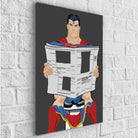 Tableau Marvel Dc Comics Les Héros aux Toilettes - Montableaudeco