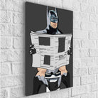 Tableau Marvel Dc Comics Les Héros aux Toilettes - Montableaudeco