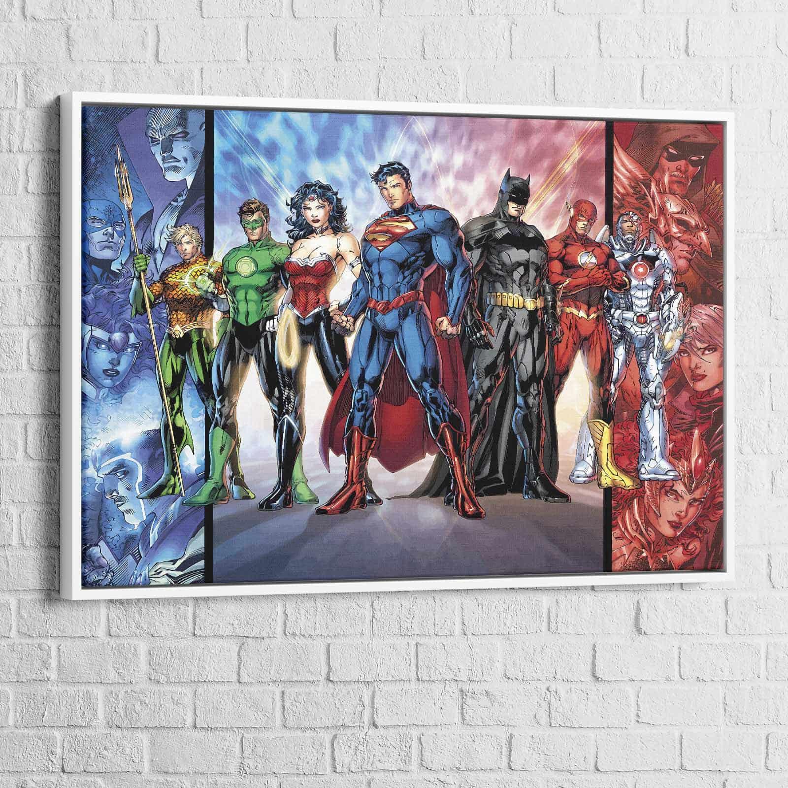 Tableau Marvel Les Super Héros BD - Montableaudeco