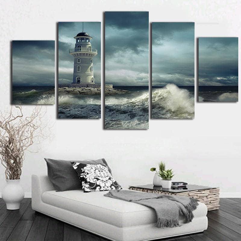 Tableau Mer Le Phare Breton - Montableaudeco