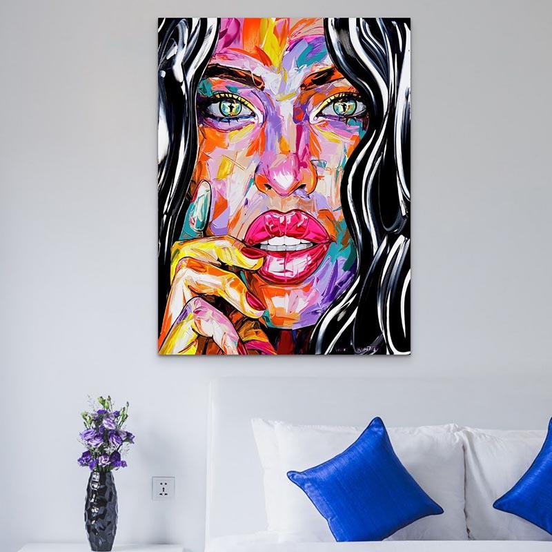 Tableau Moderne Femme Fatale - Montableaudeco