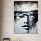 Tableau Moderne Fusion Femme et Mer - Montableaudeco