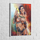 Tableau Moderne La Femme Tatoo Sexy - Montableaudeco