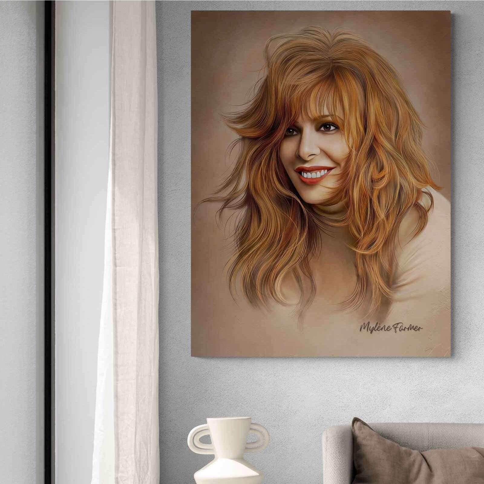 Tableau Mylène Farmer 2022 Edition - Montableaudeco