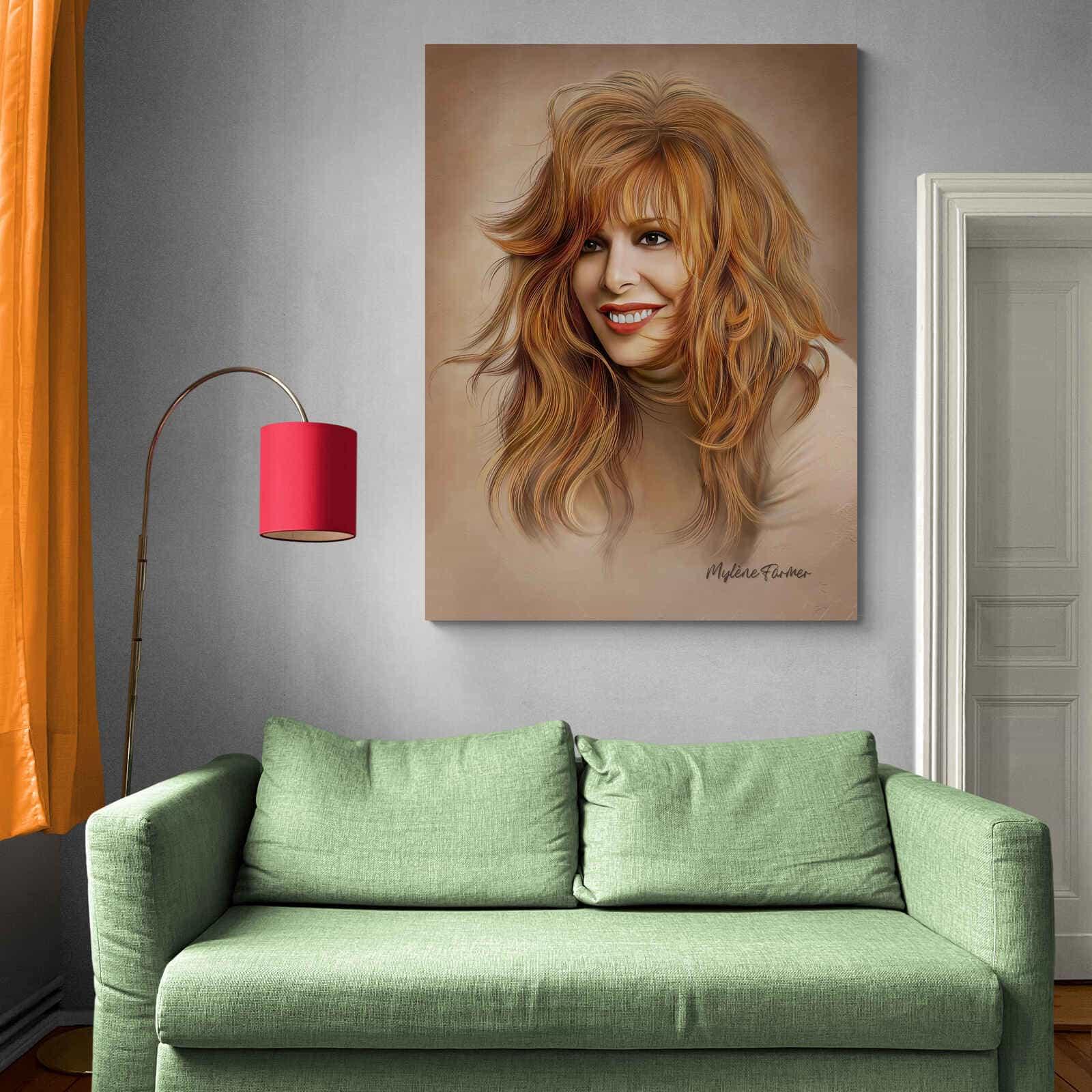 Tableau Mylène Farmer 2022 Edition - Montableaudeco