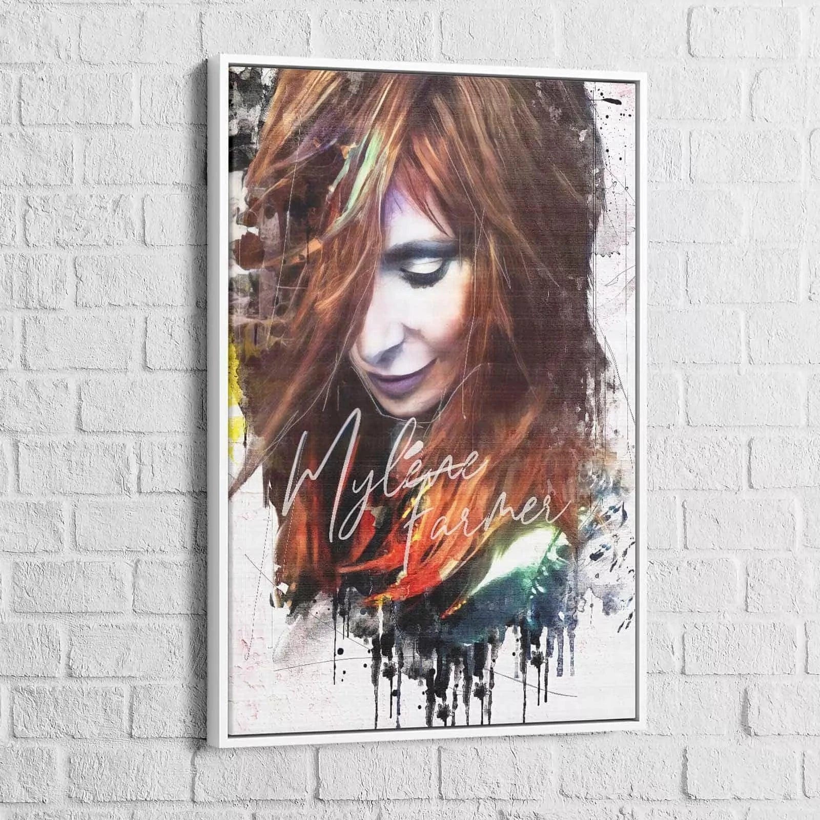 Tableau Mylène Farmer Besoin d'amour - Montableaudeco