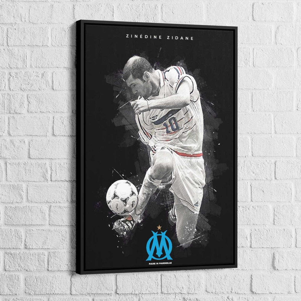 Tableau Olympique de Marseille Zidane - Montableaudeco