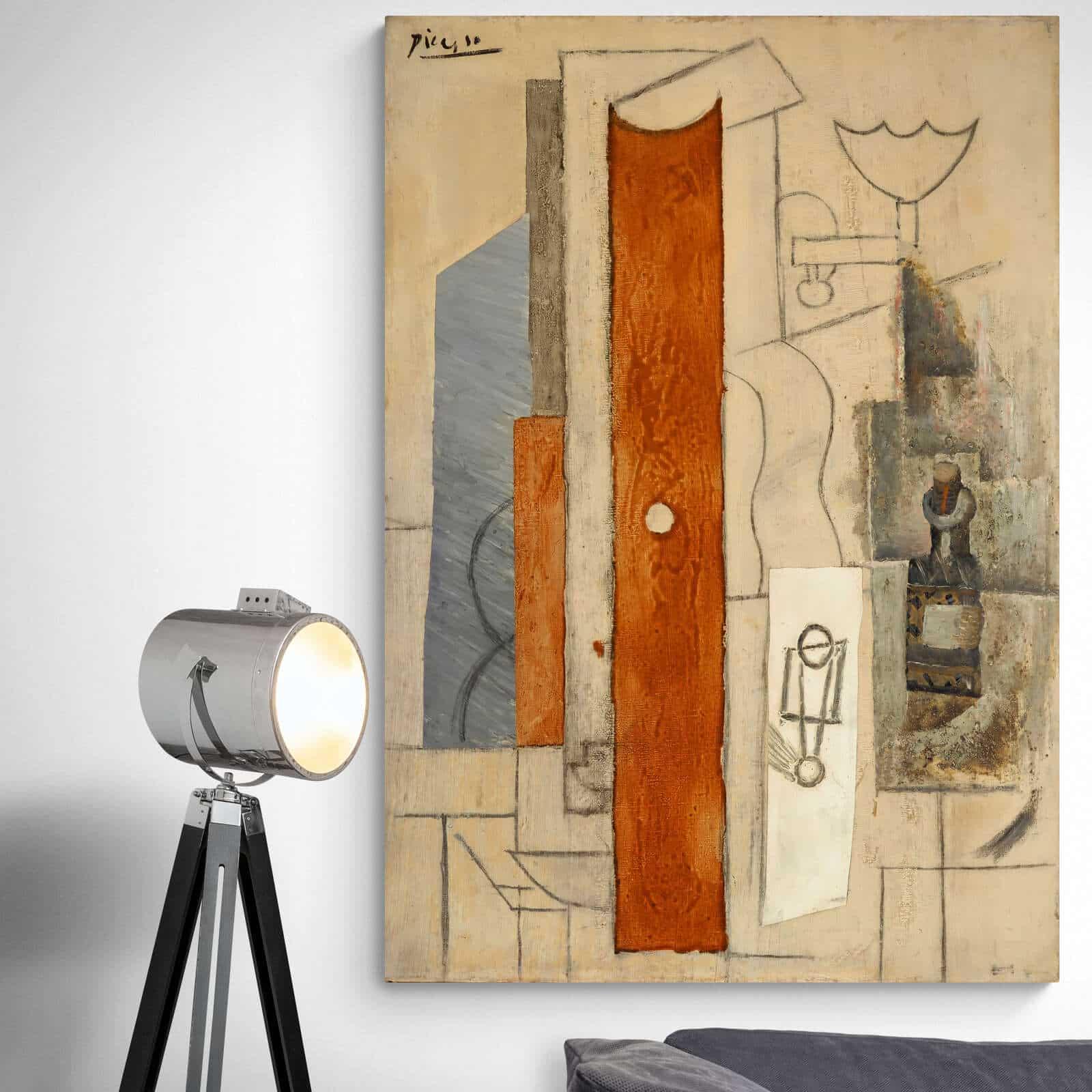 Tableau Pablo Picasso Collection Guitare Bec à Gaz 1913 - Montableaudeco