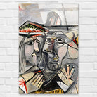 Tableau Pablo Picasso Homme et femme - Montableaudeco