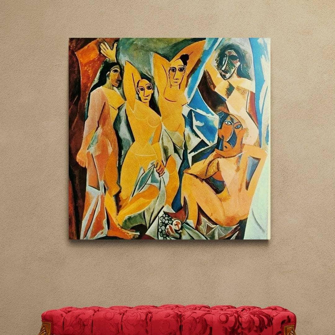 Tableau Pablo Picasso Les Demoiselles d'Avignon - Montableaudeco