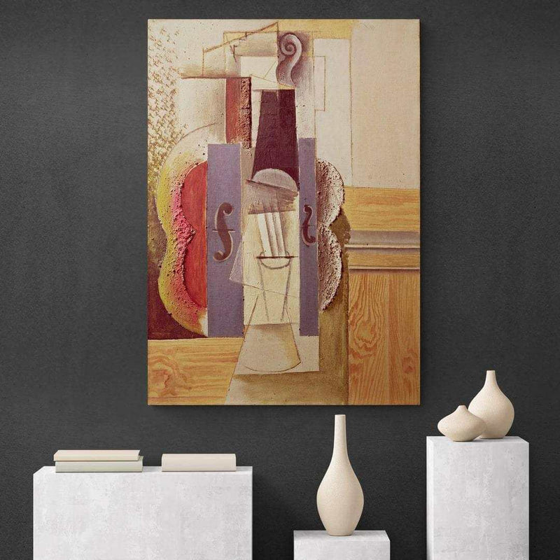 Tableau Pablo Picasso Violon accroché au mur - Montableaudeco