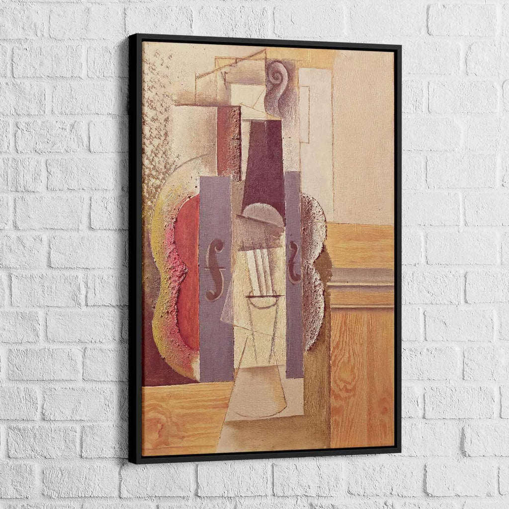 Tableau Pablo Picasso Violon accroché au mur - Montableaudeco
