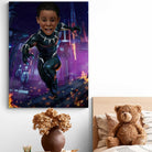 Tableau Personnalisable Super Héros Black Panther - Montableaudeco