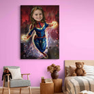 Tableau Personnalisable Super Héros Captain Marvel - Montableaudeco