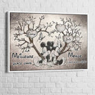 Tableau Personnalisé Amour Mickey Minnie - Montableaudeco