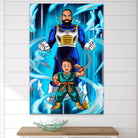 Tableau Personnalisé Dragon Ball 2 Personnages A - Montableaudeco