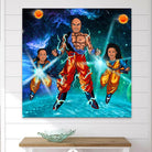 Tableau Personnalisé Dragon Ball 3 Personnages I - Montableaudeco