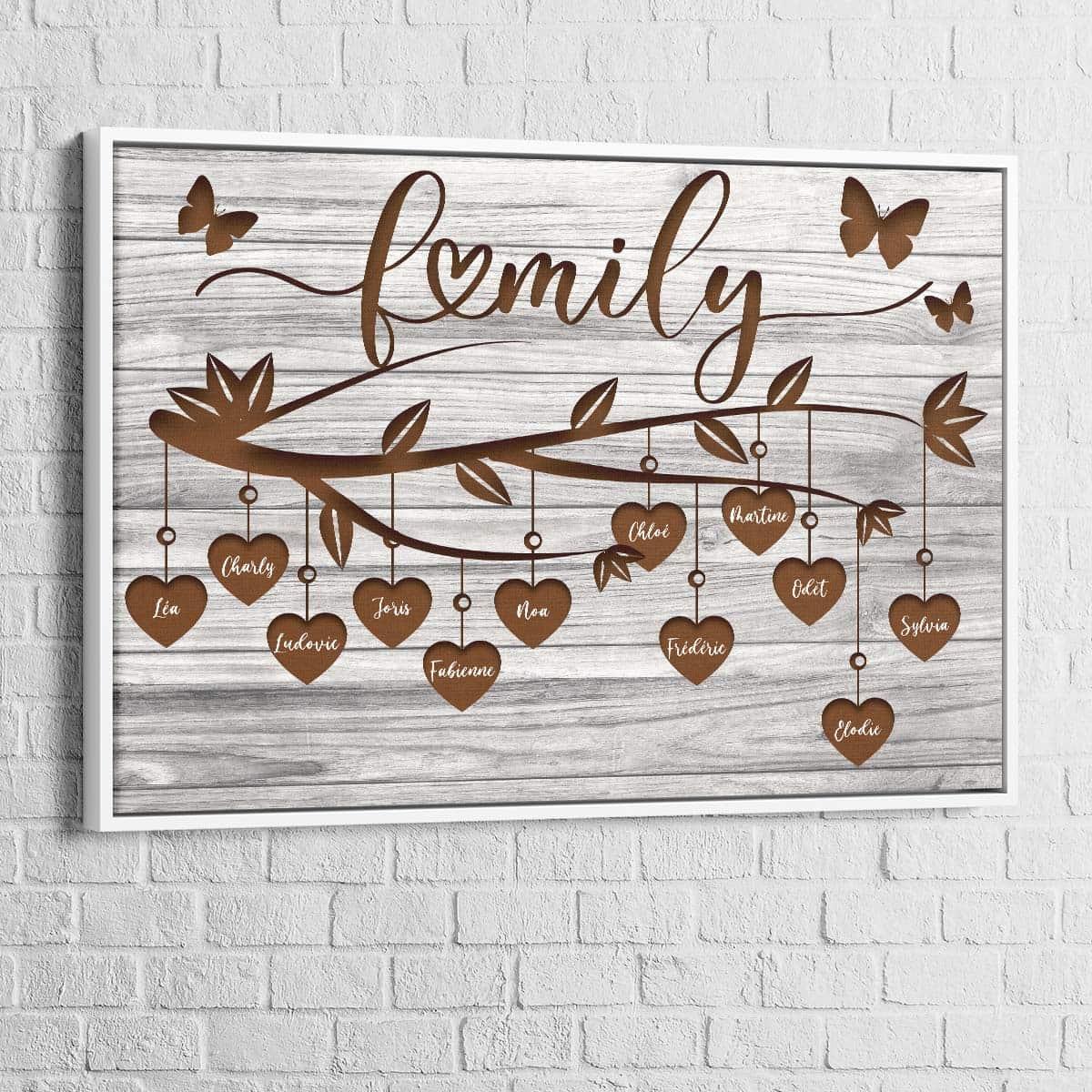 Tableau Personnalisé Famille La Branche - Montableaudeco