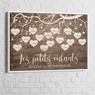 Tableau Personnalisé Prénoms Petits Enfants - Montableaudeco