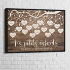 Tableau Personnalisé Prénoms Petits Enfants - Montableaudeco