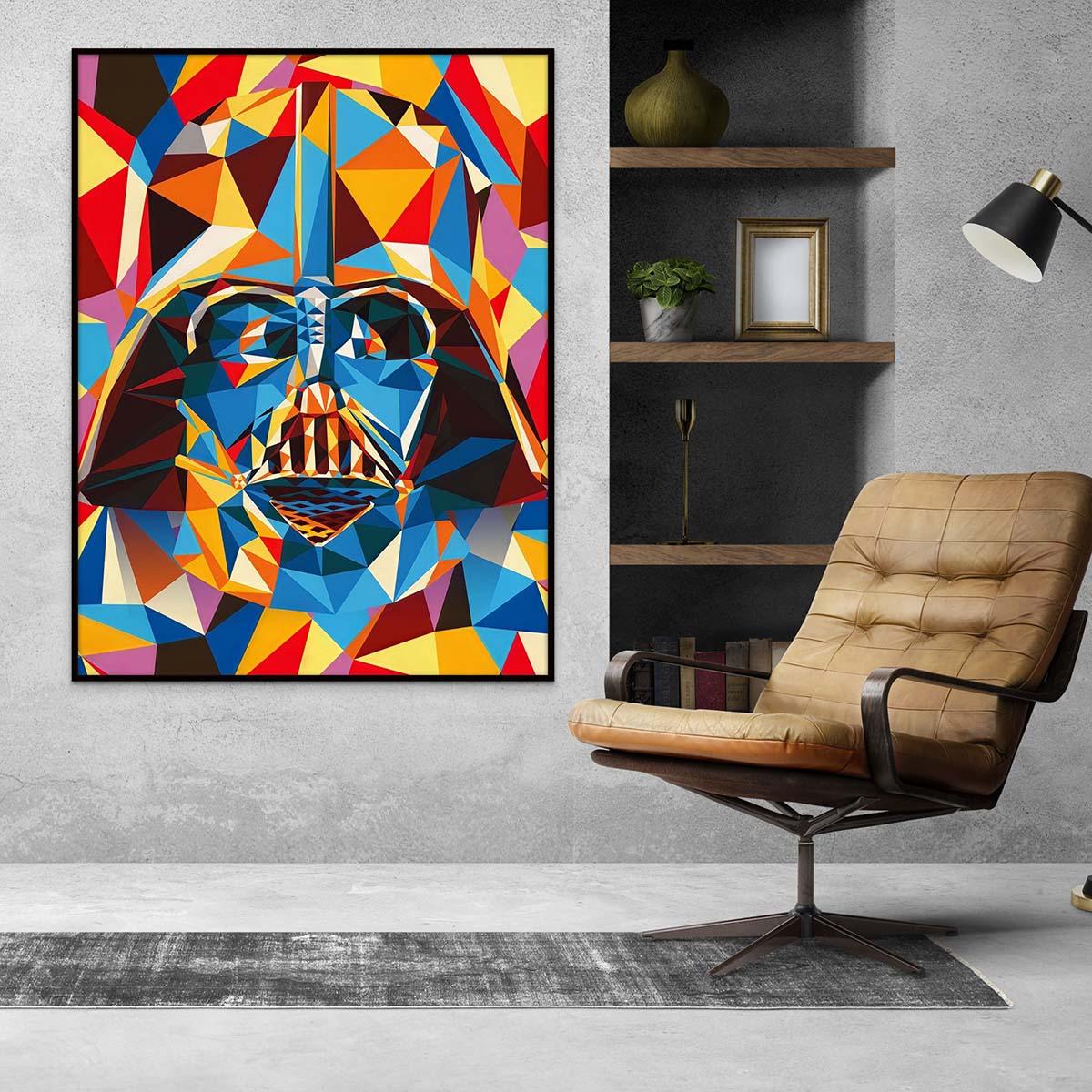 Tableau Pop Art Dark Vador - Montableaudeco