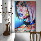 Tableau Pop Art Fashion Tatoo - Montableaudeco