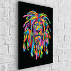 Tableau Pop Art Lion Rasta - Montableaudeco