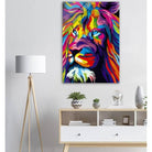 Tableau Pop Art Lion - Montableaudeco