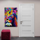 Tableau Pop Art Lion - Montableaudeco