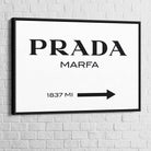 Tableau Prada Marfa - Montableaudeco