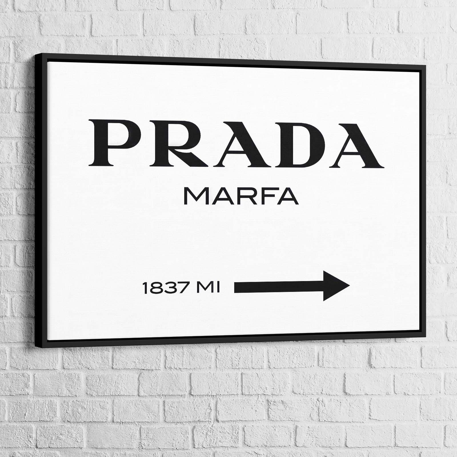 Tableau Prada Marfa - Montableaudeco